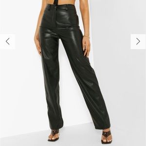 BooHoo Faux Leather Pants